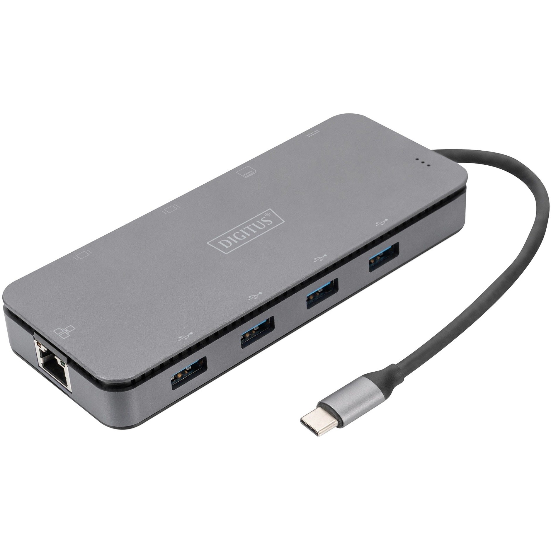 11 Port USB-C Dockingstation mit SSD Enclosure von Digitus