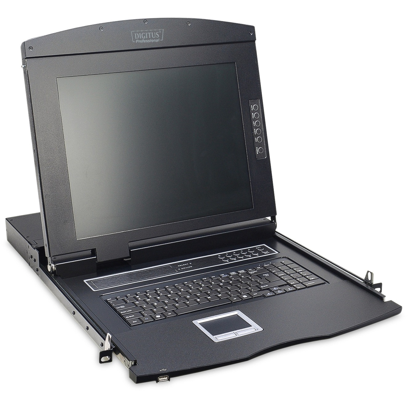 19" KVM Konsole 17"TFT 1Port, KVM-Switch 19" KVM Konsole 17"TFT 1Port, KVM-Switch von Digitus
