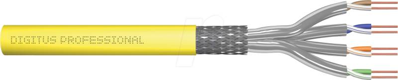DIGI 1745AVH10 - Netzwerkkabel, Cat.7a, S/FTP, gelb, 1000m von Digitus