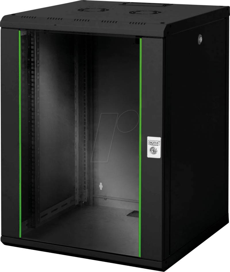 DIGI 1916U66SW - 19'' Wandgehäuse, 16HE, 600mm Tiefe, schwarz von Digitus