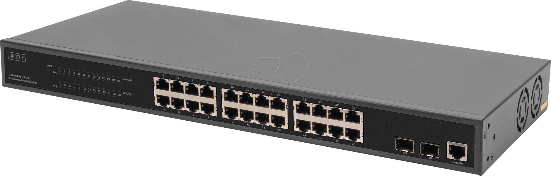 DIGI DN-95359 - Switch, 26-Port, Gigabit Ethernet, SFP, PoE+ DIGI DN-95359 - Switch, 26-Port, Gigabit Ethernet, SFP, PoE+ von Digitus