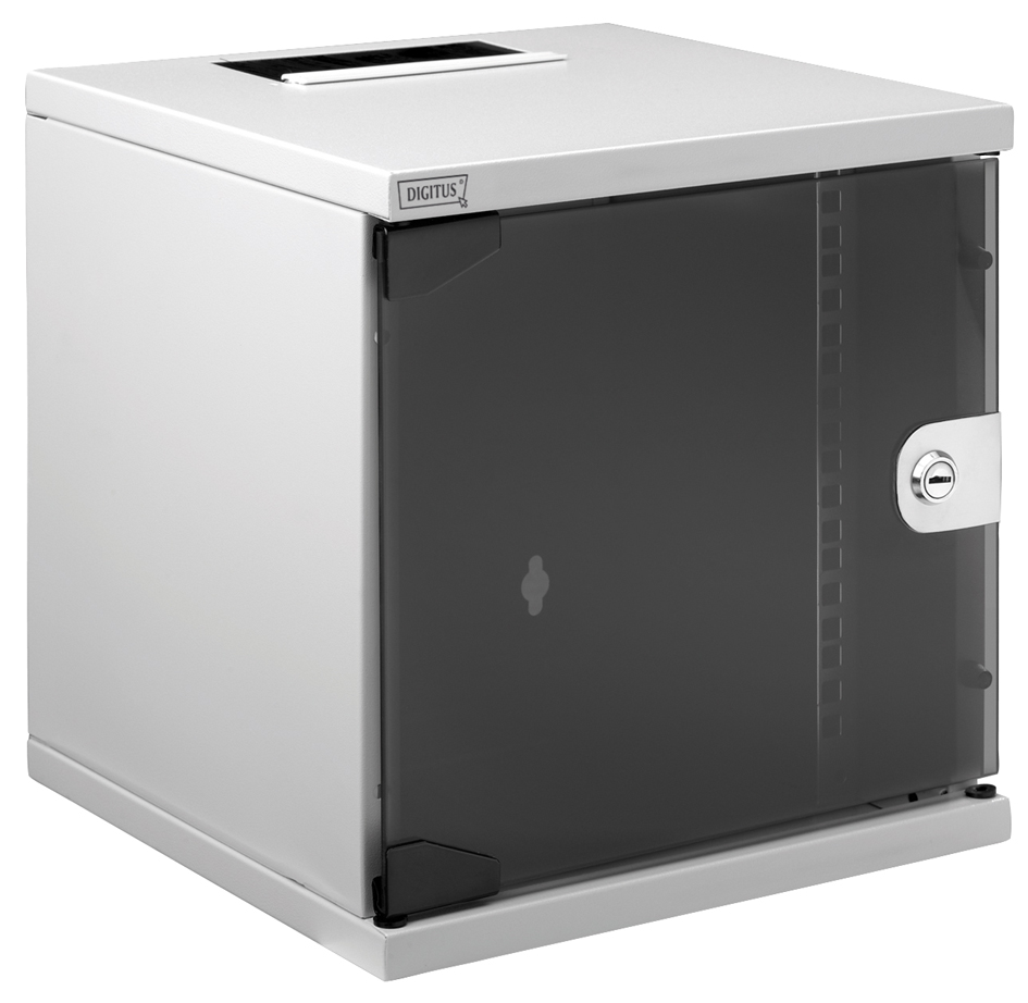 DIGITUS 10, Wandverteiler Compact Serie, 6 HE, lichtgrau DIGITUS 10, Wandverteiler Compact Serie, 6 HE, lichtgrau von Digitus