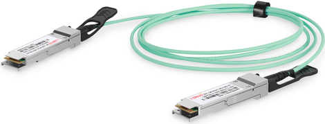 DIGITUS - 100GBase Direktanschlusskabel - QSFP28 zu QSFP28 - 10 m - Glasfaser - Duplex - SFF-8431/SFF-8432 - Active Optical Cable (AOC) von Digitus