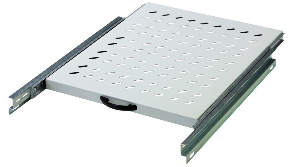 DIGITUS 19, Fachboden, ausziehbar, Tiefe: 720 mm, schwarz DIGITUS 19, Fachboden, ausziehbar, Tiefe: 720 mm, schwarz von Digitus