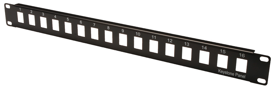 DIGITUS 19, Modular Patch Panel Leergehäuse, 16 Port DIGITUS 19, Modular Patch Panel Leergehäuse, 16 Port von Digitus
