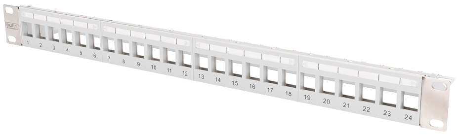 DIGITUS 19, Modular Patchpanel für Keystone Jacks, 1HE DIGITUS 19, Modular Patchpanel für Keystone Jacks, 1HE von Digitus