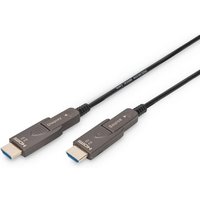 DIGITUS 4K HDMI AOC Verbindungskabel HDMI auf HDMI Abnehmbare Stecker 4K 10m von Digitus