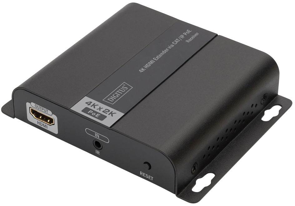 DIGITUS 4K HDMI Extender über KAT/IP (Empfängereinheit), PoE von Digitus