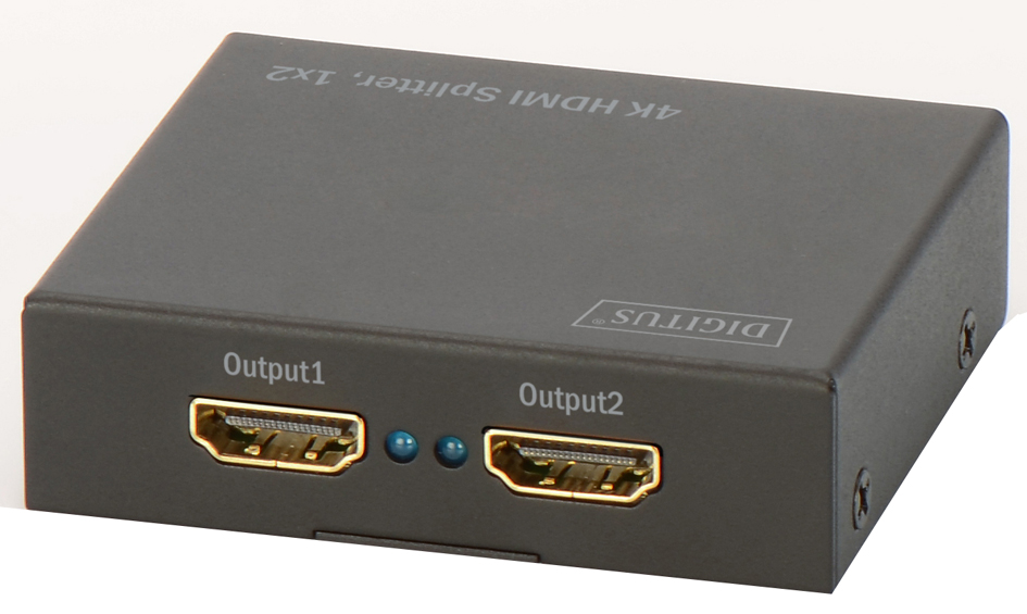 DIGITUS 4K HDMI Splitter, 2-fach, schwarz DIGITUS 4K HDMI Splitter, 2-fach, schwarz von Digitus
