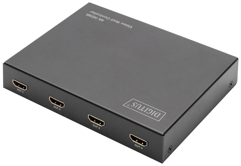 DIGITUS 4K HDMI Video Wall Controller, 2 x 2, schwarz von Digitus