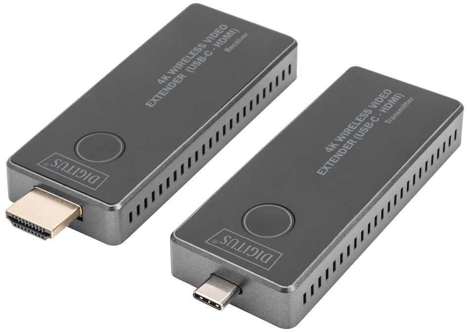 DIGITUS 4K Wireless Video Extender-Set, 30 m (USB-C - HDMI) von Digitus