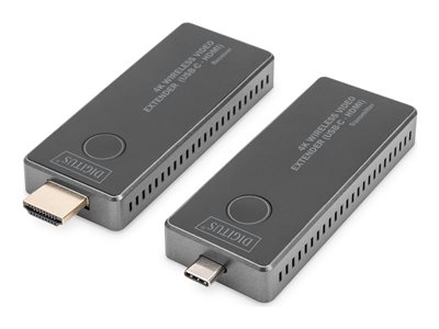 DIGITUS 4K wireless Video Extender Set USB-C -> HDMI 30m DIGITUS 4K wireless Video Extender Set USB-C -> HDMI 30m von Digitus