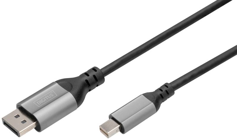DIGITUS 8K 1.4 DisplayPort Adapterkabel, mini-DP - DP, 2,0 m von Digitus