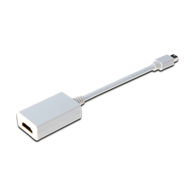 DIGITUS AK-340404-001-W Mini-Displayport Adapter zu HDMI A St./Bu. 15cm weiß von Digitus