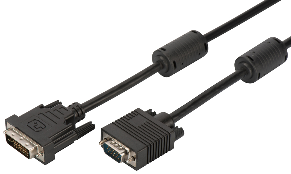 DIGITUS Adapterkabel, DVI - HD15, 2,0 m, schwarz von Digitus