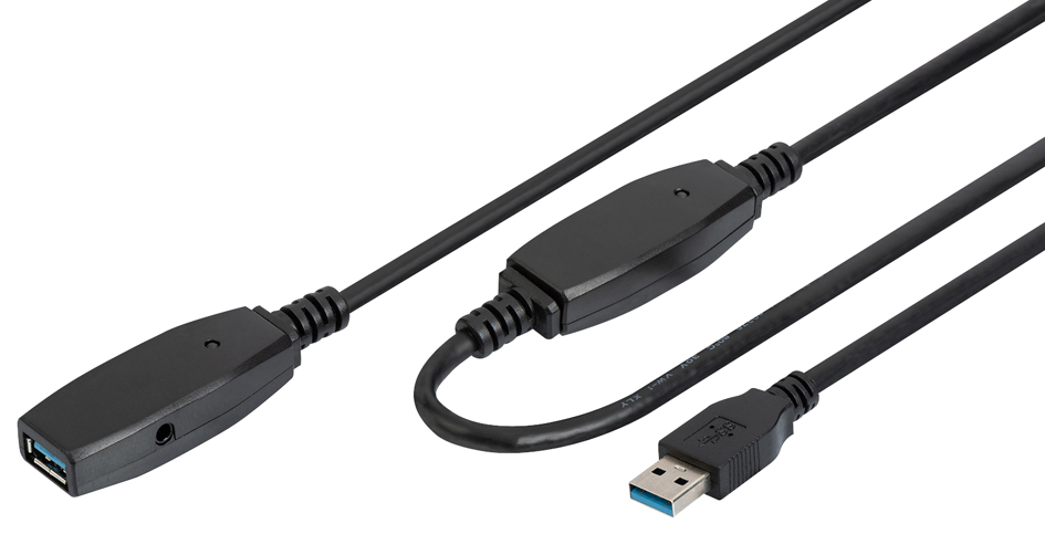 DIGITUS Aktives USB 3.0 Verlängerungskabel, 10,0 m DIGITUS Aktives USB 3.0 Verlängerungskabel, 10,0 m von Digitus