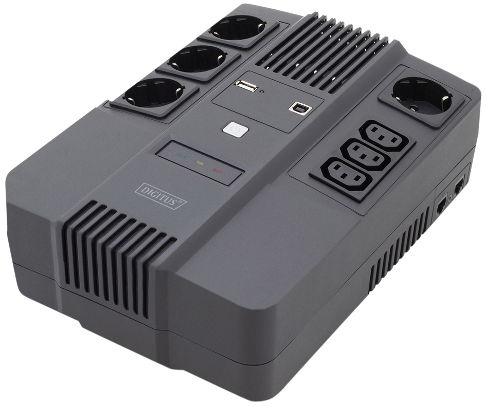 DIGITUS All-in-One USV, 600VA/360W, LED von Digitus