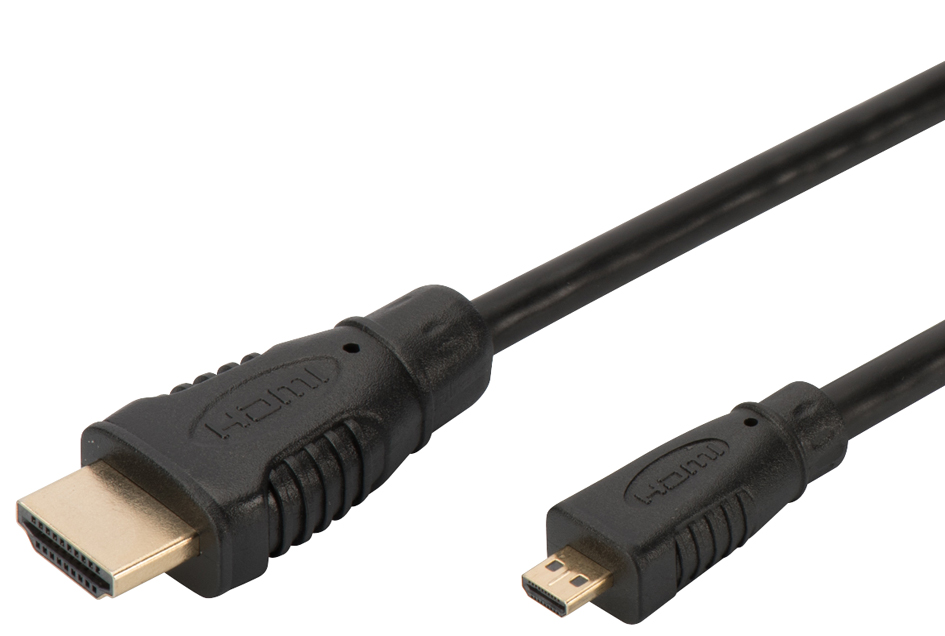 DIGITUS Anschlusskabel High Speed, HDMI-A - Micro HDMI-D von Digitus