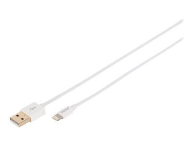 DIGITUS Datenkabel Apple Lightning->USB A St/St MFI 1m weiss DIGITUS Datenkabel Apple Lightning->USB A St/St MFI 1m weiss von Digitus