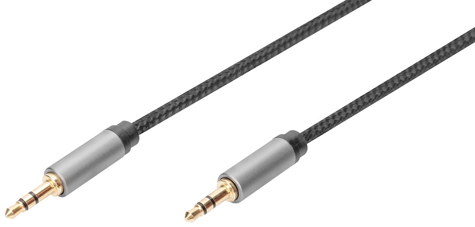 DIGITUS Audio Anschlusskabel, 3,5 mm Klinke, 1 m, schwarz DIGITUS Audio Anschlusskabel, 3,5 mm Klinke, 1 m, schwarz von Digitus