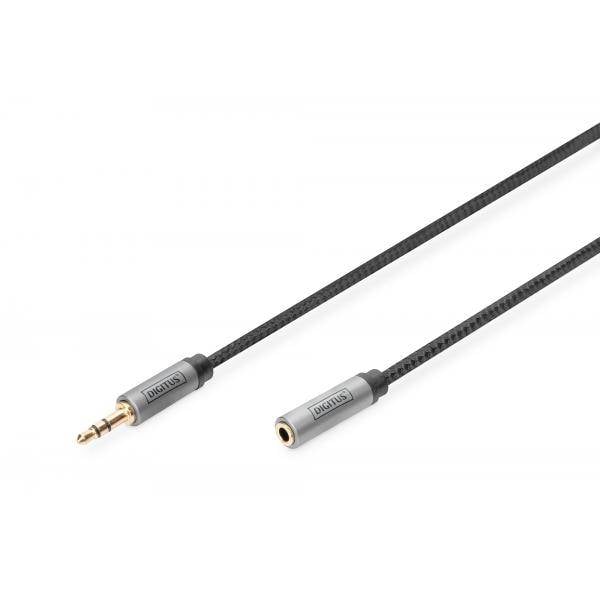 DIGITUS Audio Verlängerung 3,5mm Klinke Stecker/Buchse 1,8M DIGITUS Audio Verlängerung 3,5mm Klinke Stecker/Buchse 1,8M von Digitus