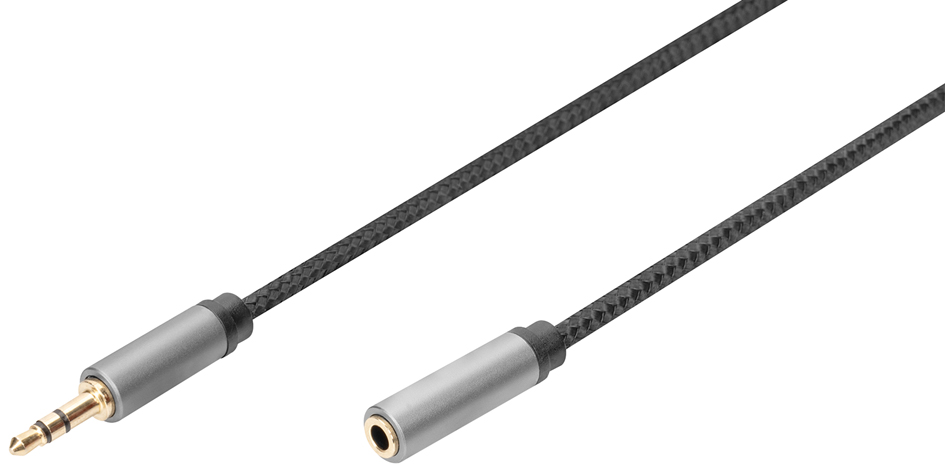 DIGITUS Audio Verlängerungskabel, 3,5 mm Klinke, 1,8 m DIGITUS Audio Verlängerungskabel, 3,5 mm Klinke, 1,8 m von Digitus