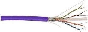 DIGITUS - Bulkkabel - 100,0m - Foiled Unshielded Twisted Pair (F/UTP) - CAT 6 - Violett (DK-1623-VH-1) (geöffnet) von Digitus
