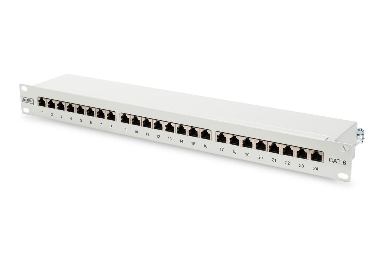 DIGITUS CAT 6 Patch Panel 24-port RJ45 geschirmt von Digitus