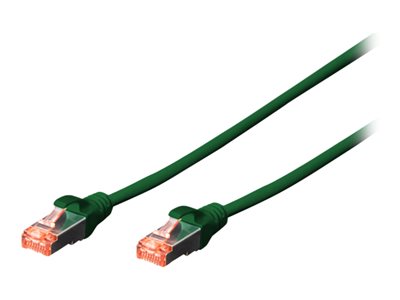 DIGITUS CAT 6 S/FTP Patchkabel, 10 Stück, 0,25m, grün DIGITUS CAT 6 S/FTP Patchkabel, 10 Stück, 0,25m, grün von Digitus