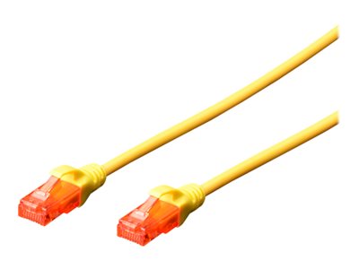 DIGITUS CAT 6 U/UTP Patchkabel - LSZH, 0,25m, gelb DIGITUS CAT 6 U/UTP Patchkabel - LSZH, 0,25m, gelb von Digitus