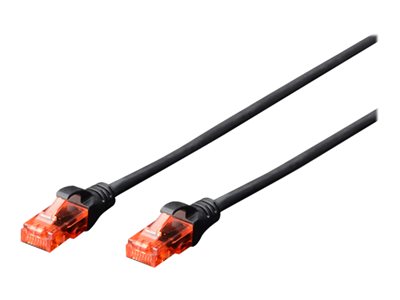 DIGITUS CAT 6 U/UTP Patchkabel - LSZH, 5m, schwarz von Digitus