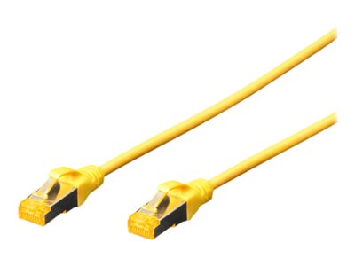 DIGITUS CAT 6A S/FTP Patchkabel, 0,25m, gelb von Digitus