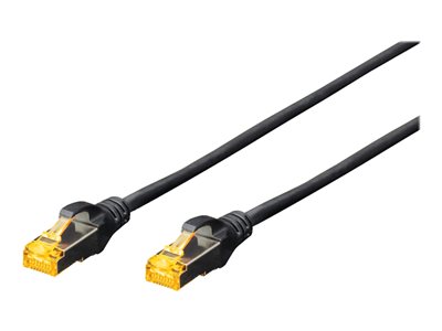 DIGITUS CAT 6A S/FTP Patchkabel, 0,5m, schwarz DIGITUS CAT 6A S/FTP Patchkabel, 0,5m, schwarz von Digitus