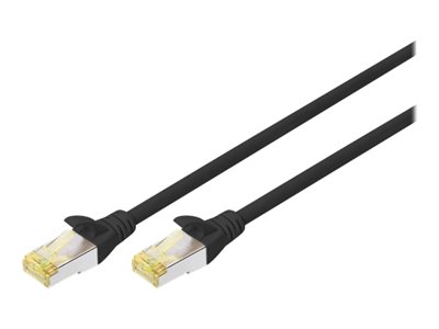 DIGITUS CAT 6A S/FTP Patchkabel, 10 Stück, 1m, schwarz DIGITUS CAT 6A S/FTP Patchkabel, 10 Stück, 1m, schwarz von Digitus