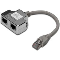 DIGITUS CAT5e 2x RJ45 auf 1x RJ45 Patchkabel Adapter Splitter DIGITUS CAT5e 2x RJ45 auf 1x RJ45 Patchkabel Adapter Splitter von Digitus