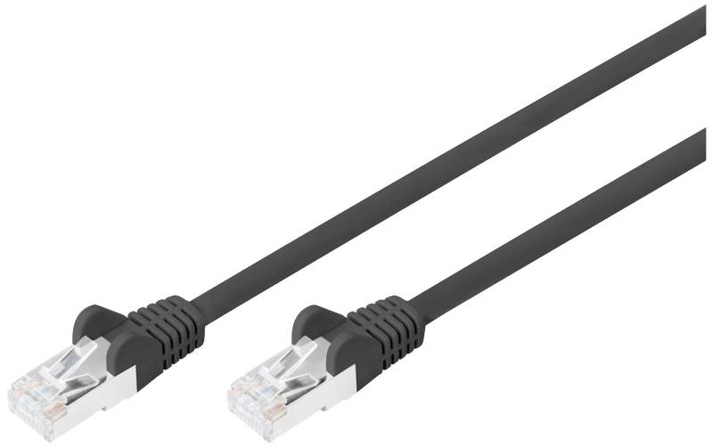 DIGITUS CAT6 RJ45 S/FTP Patchkabel 5,0m schwarz LSZH von Digitus