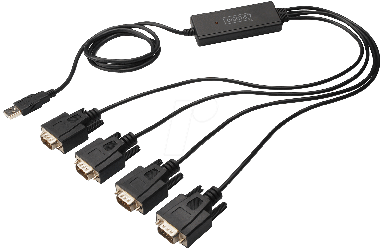 DIGITUS DA-70159 - USB 2.0 Konverter, A Stecker auf 4x RS-232 von Digitus