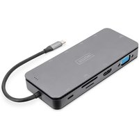 DIGITUS DA-70896 11 Port USB-C Dockingstation mit SSD Gehäuse von Digitus