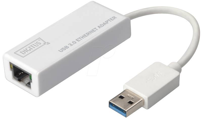 DIGITUS DN-3023 - Netzwerkkarte, USB 3.0, Gigabit Ethernet, 1x RJ45 von Digitus