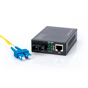 DIGITUS DN-82121-1 RJ45/SC Duplex Media Converter DIGITUS DN-82121-1 RJ45/SC Duplex Media Converter von Digitus
