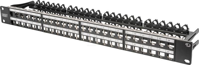 DIGITUS DN-91424 - Keystone Patchpanel, 48 Port, 1HE von Digitus