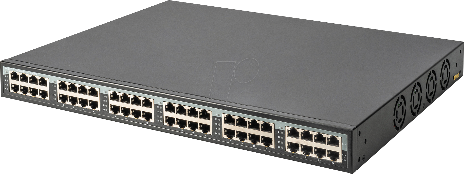DIGITUS DN-95117 - Power over Ethernet (PoE+) Gigabit Injektor, 24-Port, 370 W von Digitus
