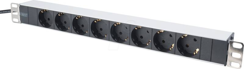 DIGITUS DN-95401 - Steckdosenleiste, 19'', 8-fach von Digitus
