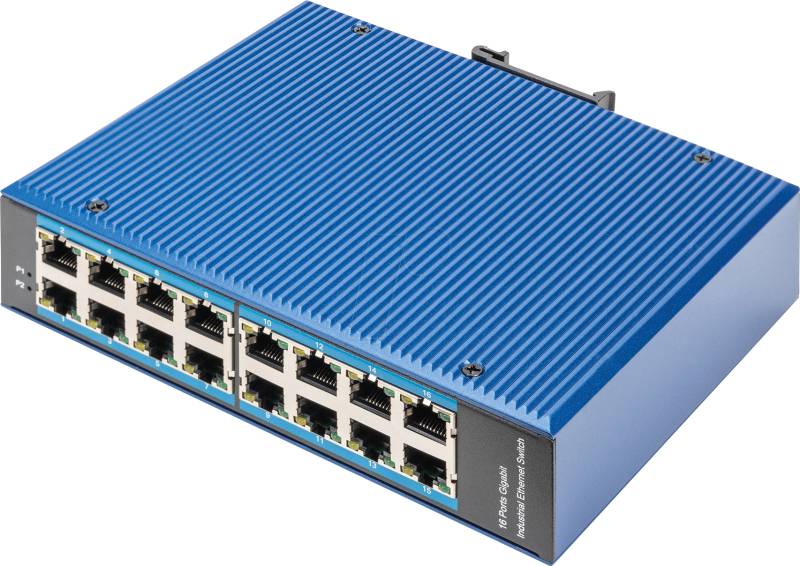DIGITUS DN651129 - Switch, 16-Port, Gigabit Ethernet von Digitus