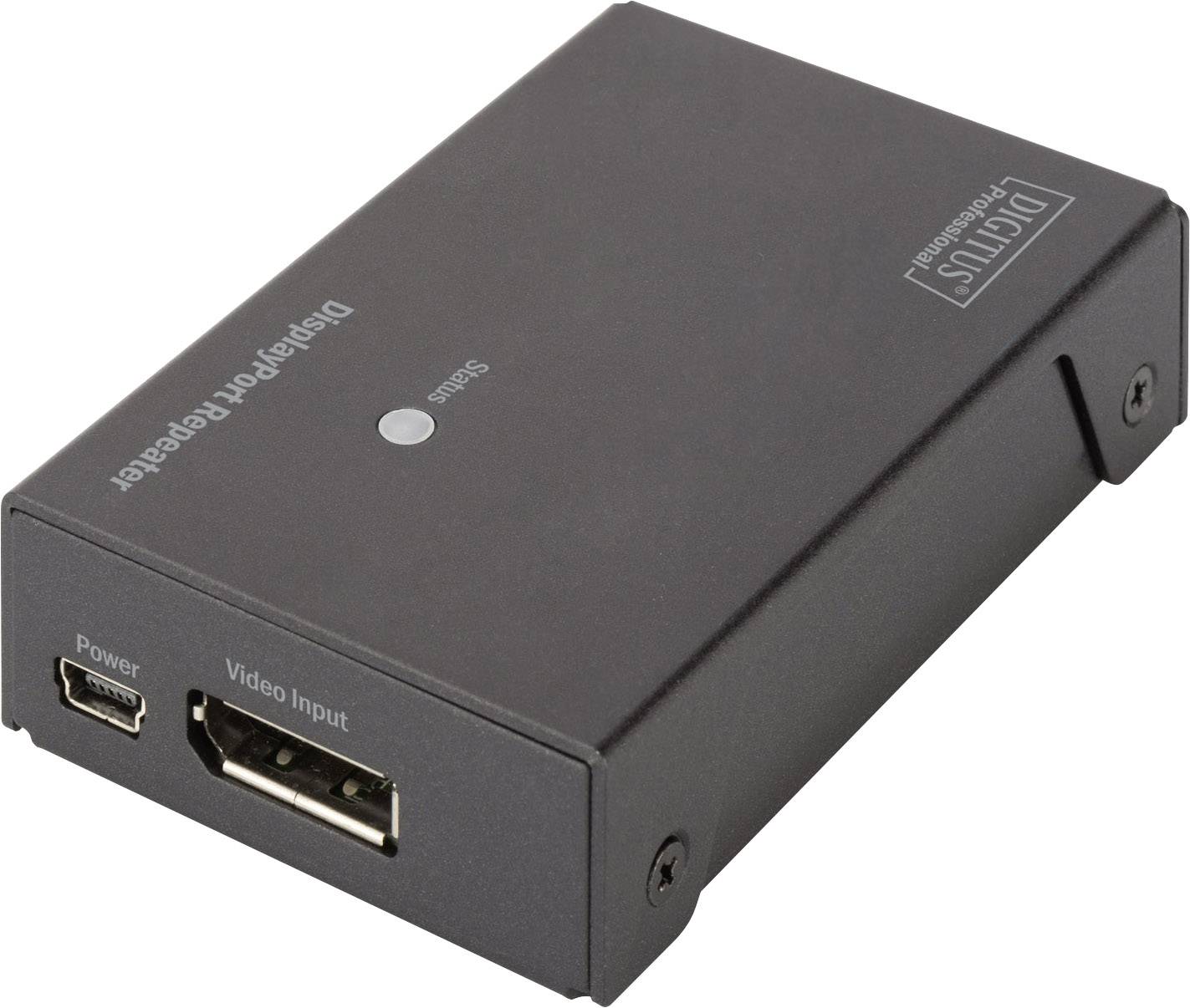DIGITUS DP-Repeater bis 20m FullHD bis 13m UHD 4K schwarz DIGITUS DP-Repeater bis 20m FullHD bis 13m UHD 4K schwarz von Digitus