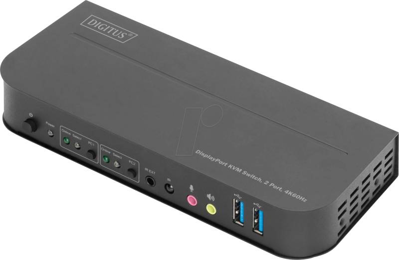 DIGITUS DS-12850 - KVM-Switch, 2-Port, DisplayPort, HDMI von Digitus