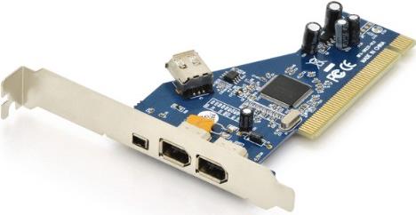 DIGITUS DS-33203-2 - FireWire-Adapter - PCI - FireWire (intern) + FireWire x 3 von Digitus