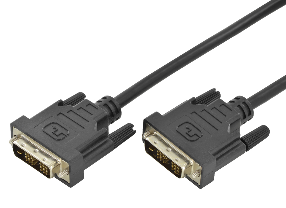 DIGITUS DVI-D 24+1 Kabel, Dual Link, schwarz, 2,0 m von Digitus