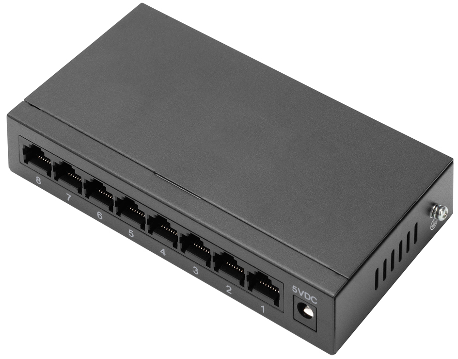 DIGITUS Desktop Gigabit Switch, 8-Port, Unmanaged von Digitus