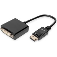 DIGITUS DisplayPort Adapter/Konverter,DP-DVI (24+5) St/Bu, 0.15m von Digitus